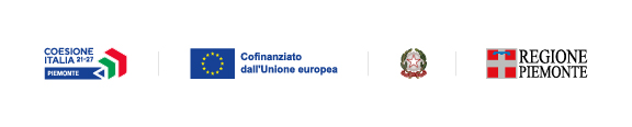 Coesione Italia 21-27 Piemonte · Cofinanziato dall'Unione europea · Repubblica Italiana · Regione Piemonte